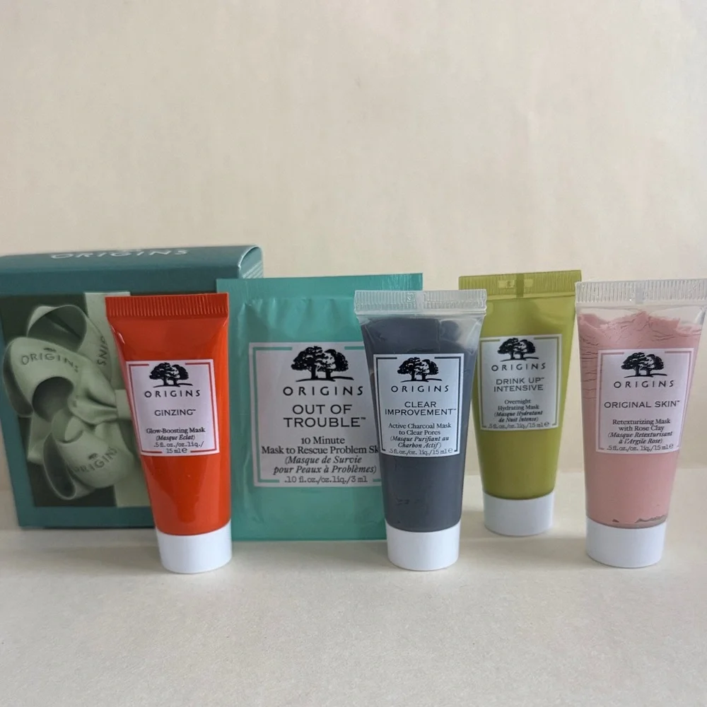 ORIGINS Gifts for Me-Time 5p Mini Masking Essentials Set NIB $50